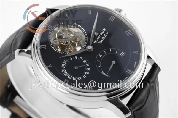 Blancpain Villeret JBF 1:1 Best Edition SS Case Leather Strap Tourbillon