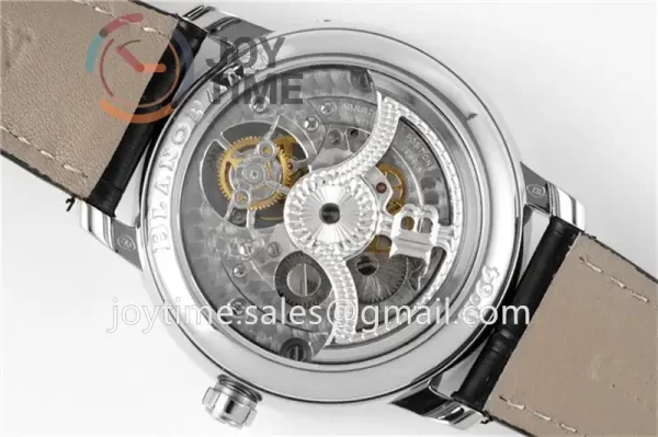 Blancpain Villeret JBF 1:1 Best Edition SS Case Leather Strap Tourbillon