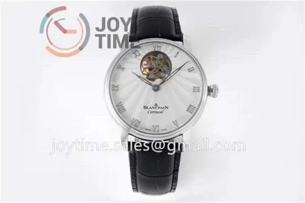 Blancpain Villeret JBF 1:1 Best Edition SS Case Leather Strap Tourbillon