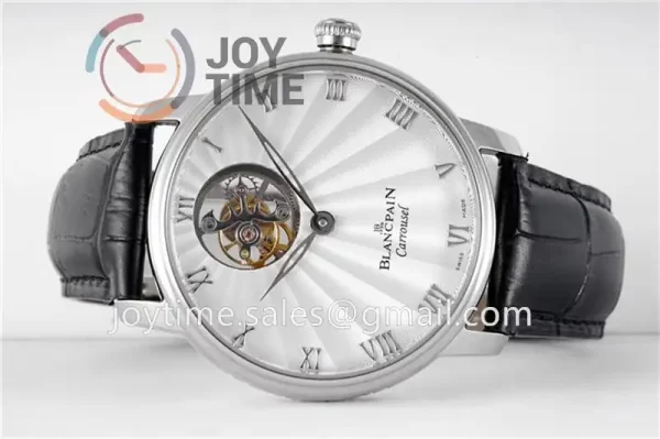 Blancpain Villeret JBF 1:1 Best Edition SS Case Leather Strap Tourbillon