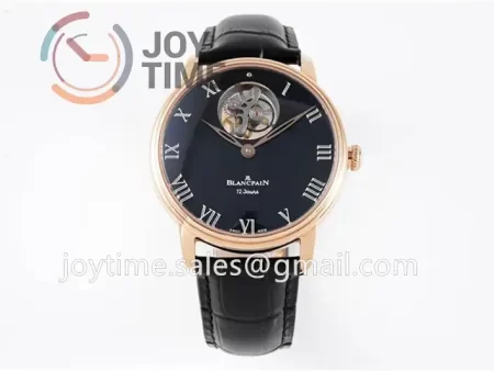 Blancpain Villeret JBF 1:1 Best Edition RG Case Leather Strap Tourbillon