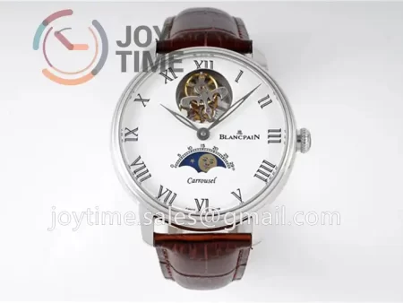 Blancpain Villeret JBF 1:1 Best Edition SS Case Leather Strap Tourbillon