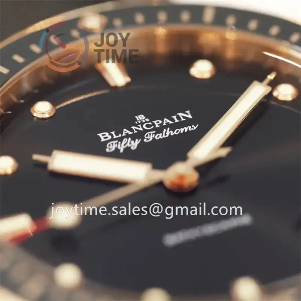 Blancpain Fifty Fathoms Bathyscaphe GF 1:1 Best Edition RG Case Sail-canvas Strap A1315