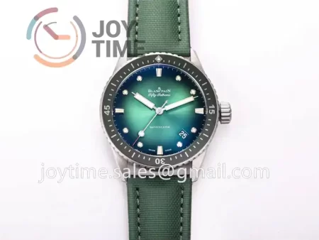 Blancpain Fifty Fathoms Bathyscaphe GF 1:1 Best Edition SS Case Sail-canvas Strap A1315