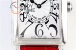 Franck Muller Long Island Ladies GF 1:1 Best Edition SS Case Leather Strap Ronda Quartz （4 Colors）