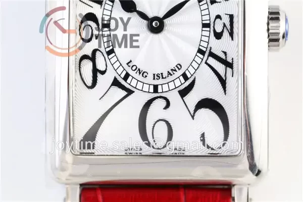 Franck Muller Long Island Ladies GF 1:1 Best Edition SS Case Leather Strap Ronda Quartz （4 Colors）