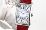 Franck Muller Long Island Ladies GF 1:1 Best Edition SS Case Leather Strap Ronda Quartz （4 Colors）