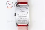 Franck Muller Long Island Ladies GF 1:1 Best Edition SS Case Diamond Bezel Leather Strap Ronda Quartz （4 Colors）