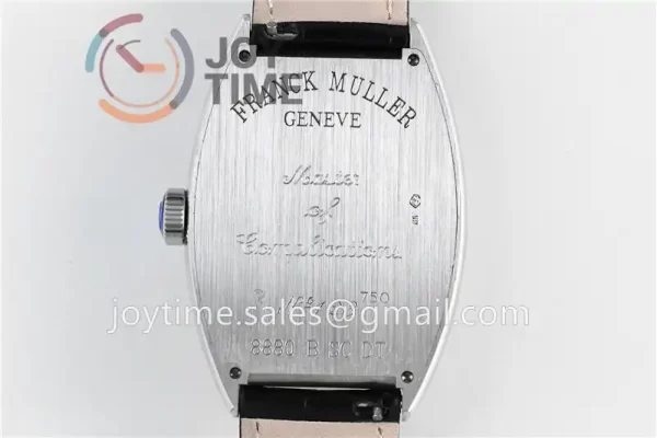 Franck Muller Casablanca GF 1:1 Best Edition SS Case Full Diamonds Leather Strap A2824