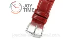 Franck Muller Long Island Ladies GF 1:1 Best Edition SS Case Full Diamond Leather Strap Ronda Quartz