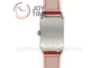 Franck Muller Long Island Ladies GF 1:1 Best Edition SS Case Full Diamond Leather Strap Ronda Quartz