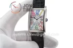 Franck Muller Long Island Ladies GF 1:1 Best Edition SS Case Leather Strap Ronda Quartz