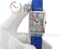 Franck Muller Long Island Ladies GF 1:1 Best Edition SS Case Leather Strap Ronda Quartz