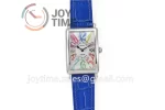 Franck Muller Long Island Ladies GF 1:1 Best Edition SS Case Leather Strap Ronda Quartz