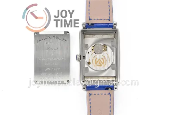 Franck Muller Long Island Ladies GF 1:1 Best Edition SS Case Leather Strap Ronda Quartz