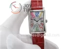 Franck Muller Long Island Ladies GF 1:1 Best Edition SS Case Leather Strap Ronda Quartz