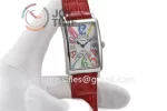 Franck Muller Long Island Ladies GF 1:1 Best Edition SS Case Leather Strap Ronda Quartz