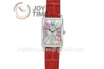 Franck Muller Long Island Ladies GF 1:1 Best Edition SS Case Leather Strap Ronda Quartz