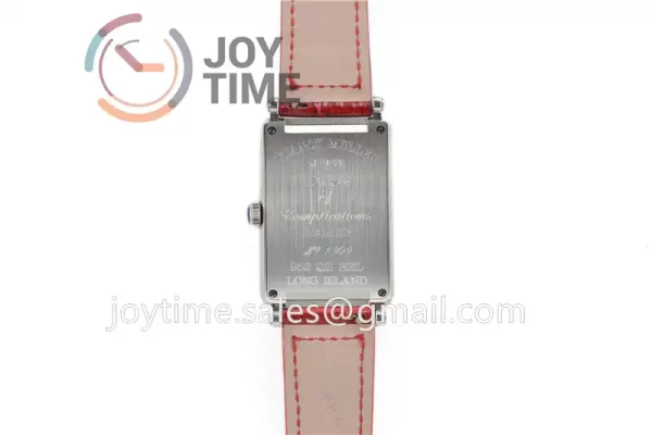 Franck Muller Long Island Ladies GF 1:1 Best Edition SS Case Leather Strap Ronda Quartz