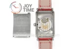 Franck Muller Long Island Ladies GF 1:1 Best Edition SS Case Leather Strap Ronda Quartz