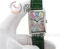 Franck Muller Long Island Ladies GF 1:1 Best Edition SS Case Leather Strap Ronda Quartz