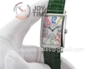 Franck Muller Long Island Ladies GF 1:1 Best Edition SS Case Leather Strap Ronda Quartz