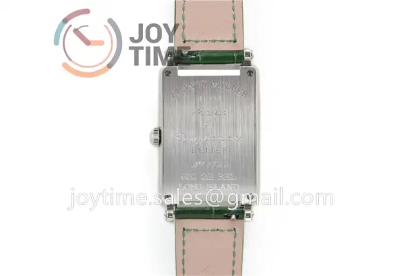 Franck Muller Long Island Ladies GF 1:1 Best Edition SS Case Leather Strap Ronda Quartz