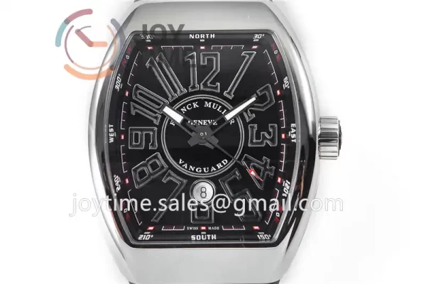 Franck Muller Vanguard V45 ZF 1:1 Best Edition SS Case Rubber Strap Miyota9015