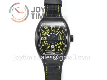 Franck Muller Vanguard V45 ZF 1:1 Best Edition PVD Case Rubber Strap Miyota9015