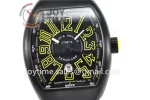 Franck Muller Vanguard V45 ZF 1:1 Best Edition PVD Case Rubber Strap Miyota9015