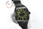 Franck Muller Vanguard V45 ZF 1:1 Best Edition PVD Case Rubber Strap Miyota9015