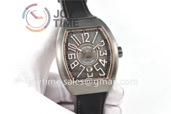 Franck Muller Vanguard V45 GF 1:1 Best Edition Titanium Case Rubber Strap A2824