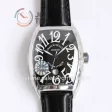 Franck Muller Casablanca GF 1:1 Best Edition SS Case Leather Strap A2824