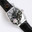 Franck Muller Casablanca GF 1:1 Best Edition SS Case Leather Strap A2824