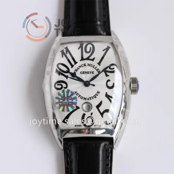 Franck Muller Casablanca GF 1:1 Best Edition SS Case Leather Strap A2824