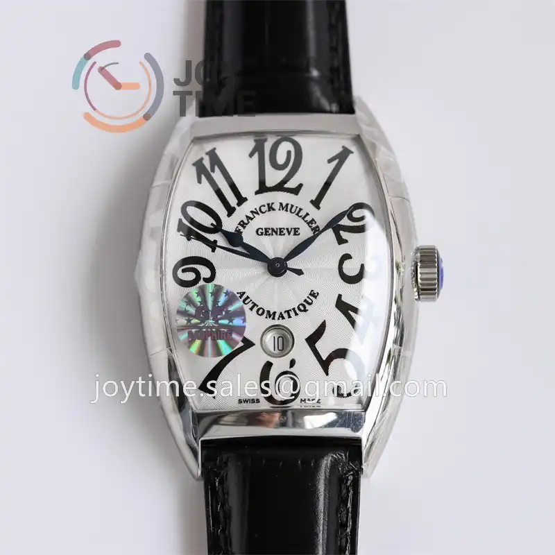 Franck Muller Casablanca GF 1:1 Best Edition SS Case Leather Strap A2824