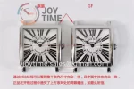 Franck Muller Master Square GF 1:1 Best Edition SS Case Leather Strap Ronda Quartz