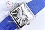 Franck Muller Master Square GF 1:1 Best Edition SS Case Leather Strap Ronda Quartz