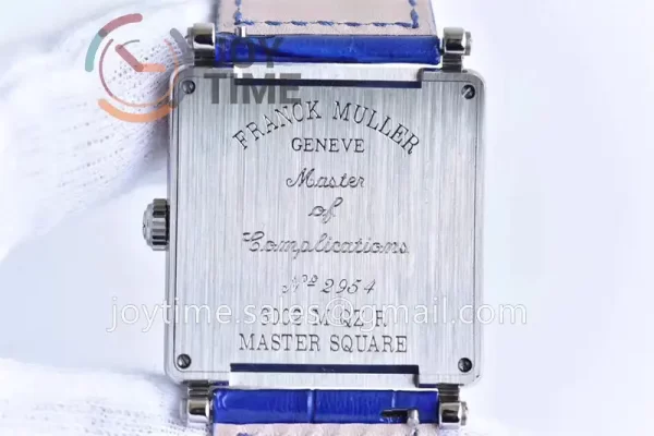 Franck Muller Master Square GF 1:1 Best Edition SS Case Leather Strap Ronda Quartz