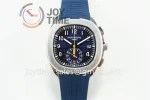 Patek Philippe Aquanaut Chronograph OMF 1:1 Best Edition SS Case Rubber Strap A7750