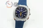 Patek Philippe Aquanaut Chronograph OMF 1:1 Best Edition SS Case Rubber Strap A7750