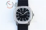 Patek Philippe Aquanaut 5067 1:1 Best Edition SS Case Diamond Bezel Rubber Strap Quartz