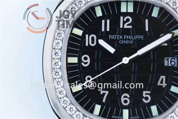 Patek Philippe Aquanaut 5067 1:1 Best Edition SS Case Diamond Bezel Rubber Strap Quartz