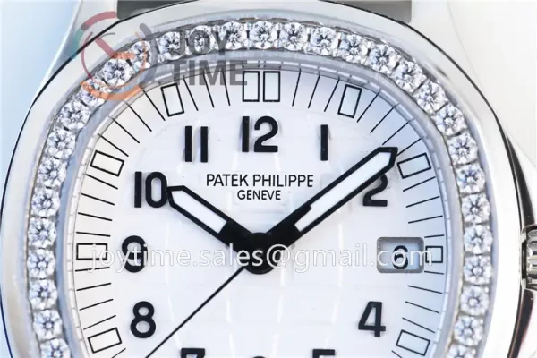 Patek Philippe Aquanaut 5067 1:1 Best Edition SS Case Diamond Bezel Rubber Strap Quartz