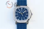 Patek Philippe Aquanaut 5067 1:1 Best Edition SS Case Diamond Bezel Rubber Strap Quartz