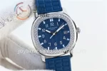 Patek Philippe Aquanaut 5067 1:1 Best Edition SS Case Diamond Bezel Rubber Strap Quartz