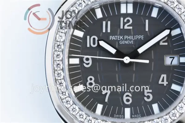 Patek Philippe Aquanaut 5067 1:1 Best Edition SS Case Diamond Bezel Rubber Strap Quartz