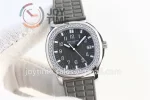 Patek Philippe Aquanaut 5067 1:1 Best Edition SS Case Diamond Bezel Rubber Strap Quartz