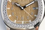 Patek Philippe Aquanaut 5067 1:1 Best Edition SS Case Diamond Bezel Rubber Strap Quartz