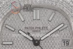 Patek Philippe Nautilus 5711 R8F 1:1 Best Edition Full Diamond SS Diamonds Bracelet  A324